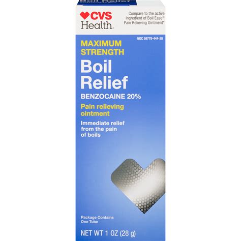 Find patient medical information for Boil-Ease (benzocaine) topical on WebMD including its uses, side effects and safety, interactions, pictures, warnings and user ratings. . Boil gone cvs
